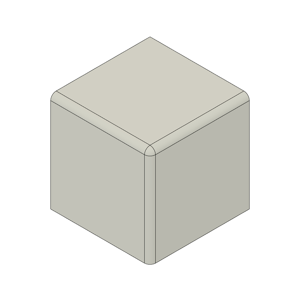 60-270-2 MODULAR SOLUTIONS PART<br>END CAP FOR 3-WAY BODY CONNECTION, SQUARE, GRAY, USED WITH 40-010-1